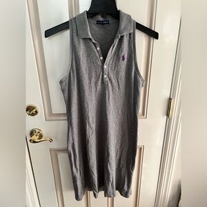 Ralph Lauren Heather Gray Polo Dress
